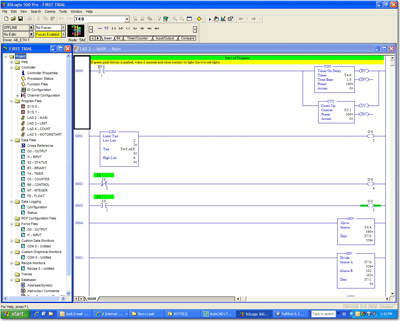 Software Programs Examples on With Rslogix  We Ve Included A Sample Program File For The