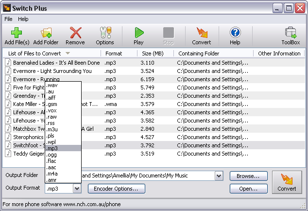 converter files