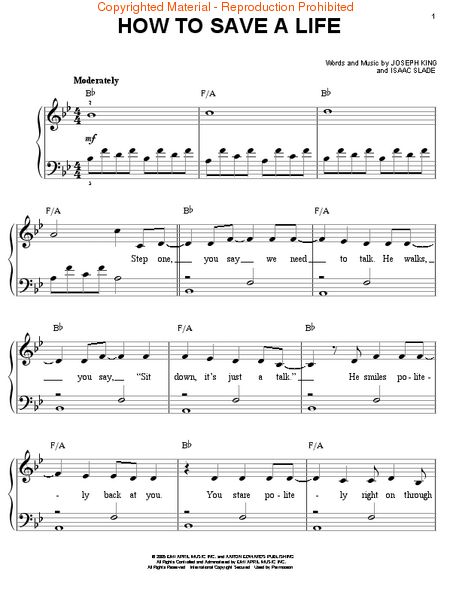 piano sheet