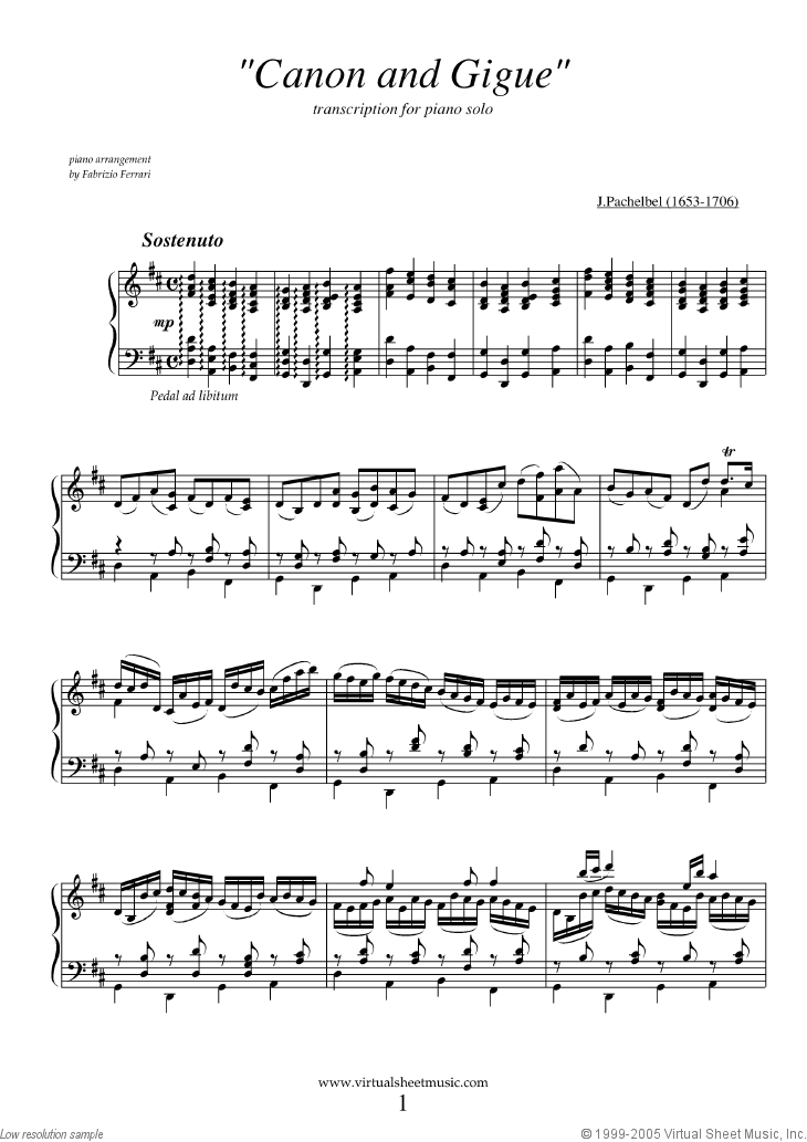 piano sheet