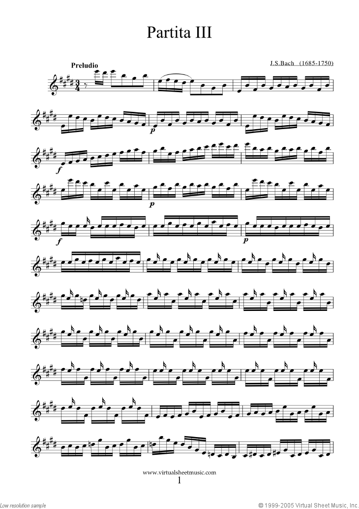violin sheet