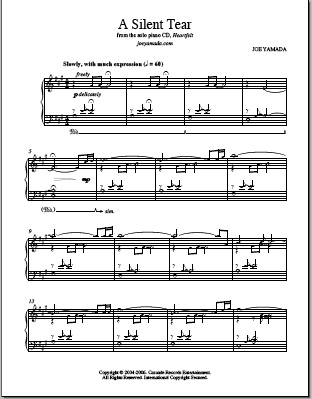 piano sheet