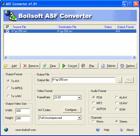 asf converter