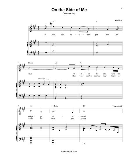 piano sheet