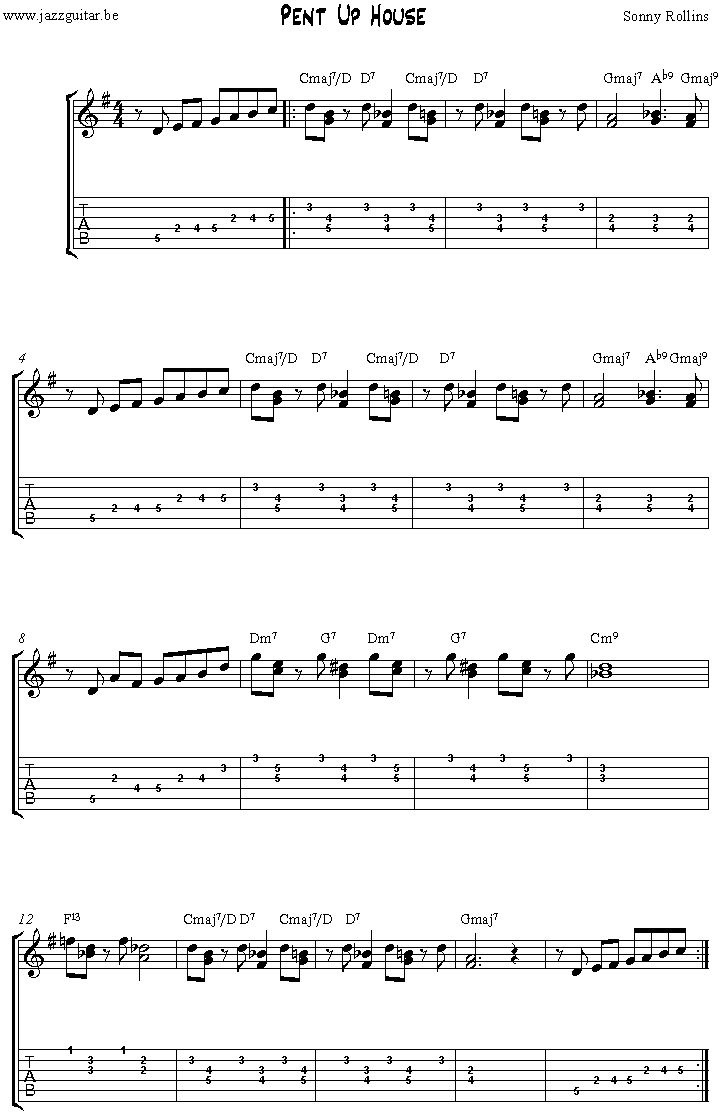 guitar sheet