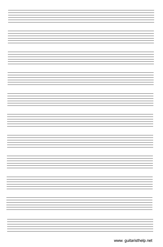 guitar tab sheet