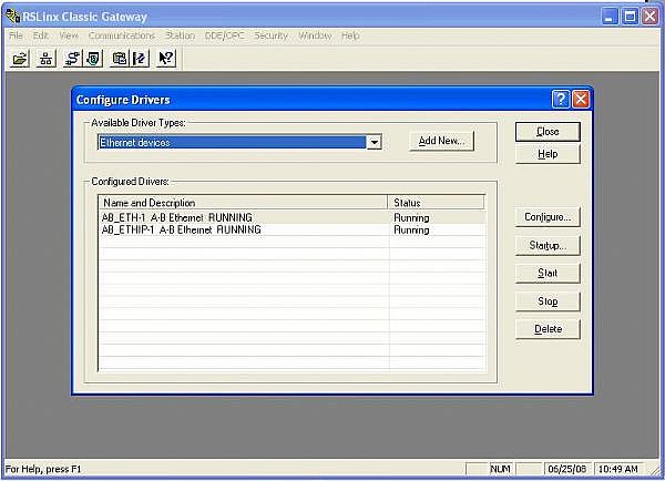 rslinx read