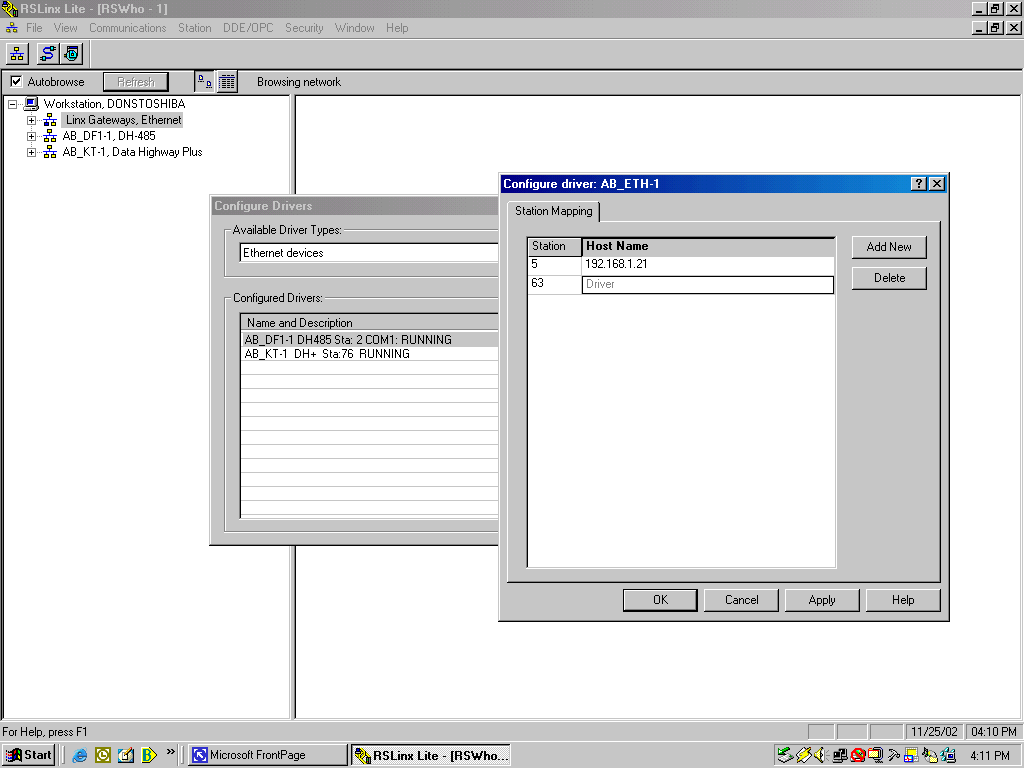 rslinx virtual