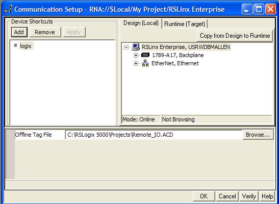 rslinx unable