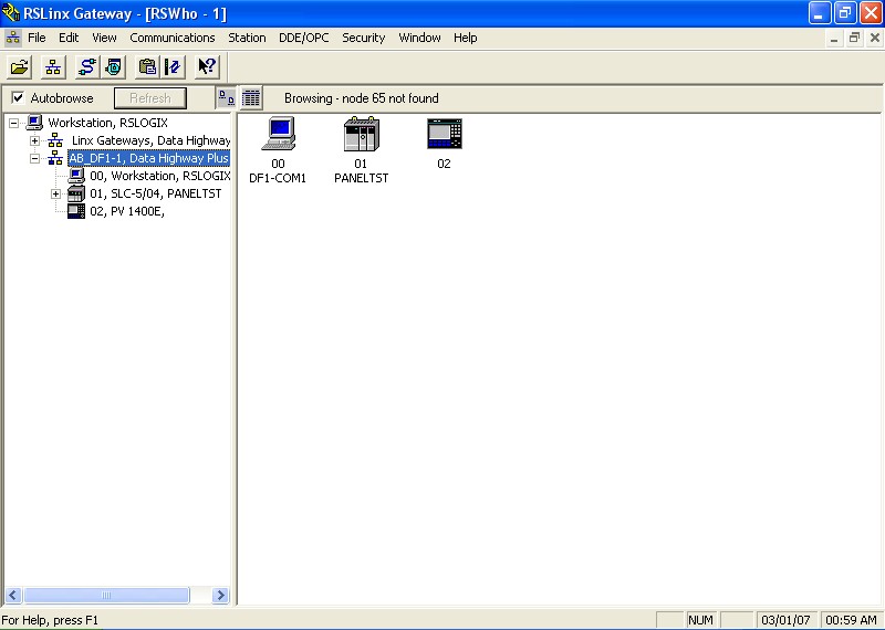 rslinx browse