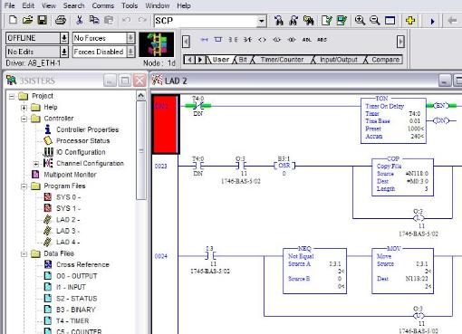 slc 500 interface