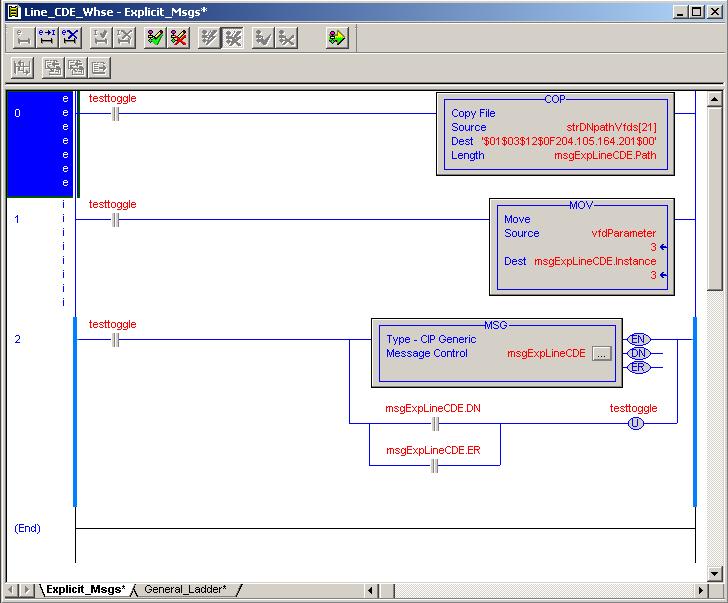 controllogix array