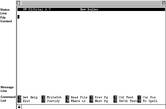text editor pico