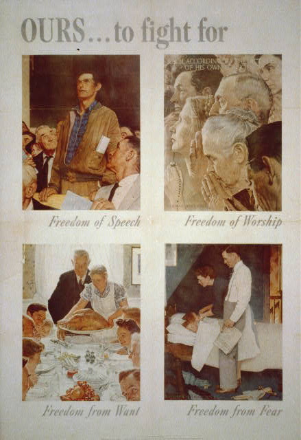 four freedoms rockwell