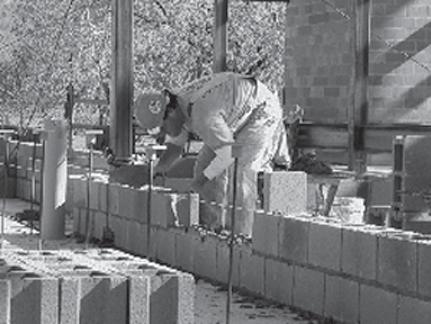 concrete block size