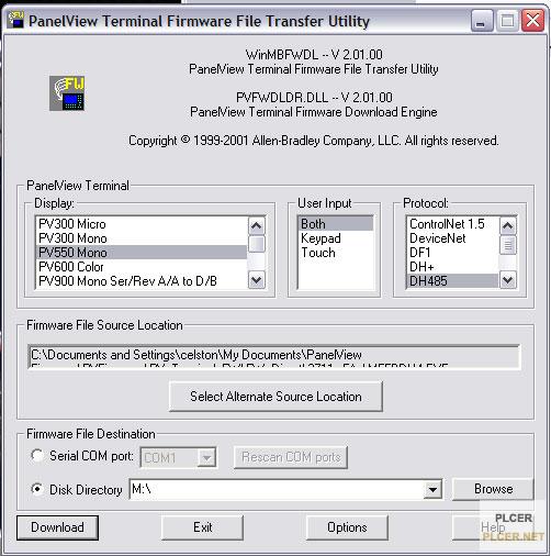 panelview plus firmware upgrade