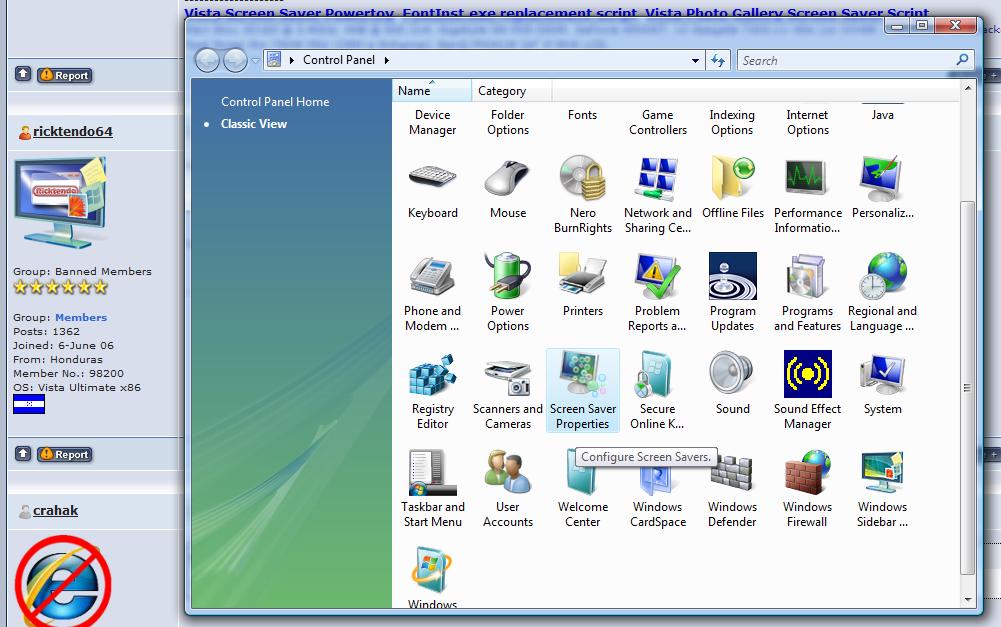 panelview plus screen saver