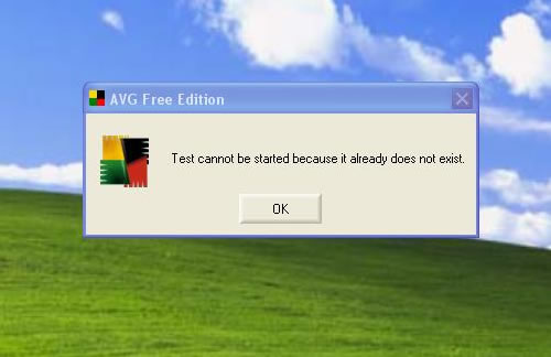 error message