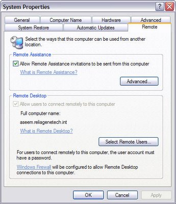 remote setup