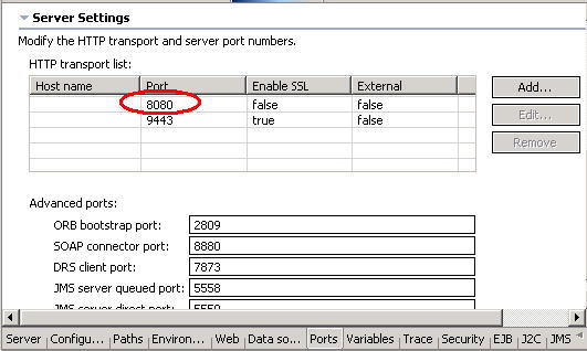 remote port