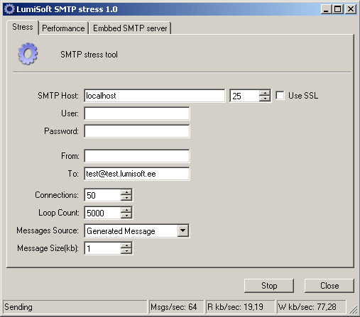 embedded smtp
