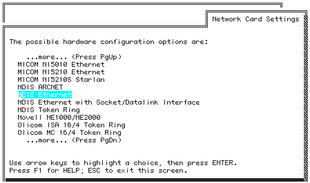 ethernet ndis