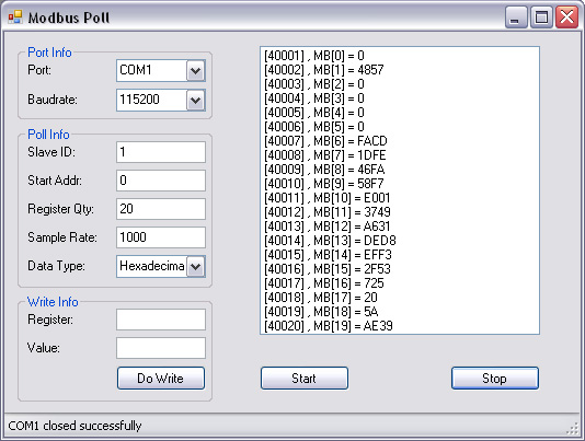 modbus protocole