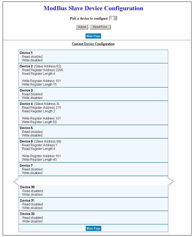modbus configuration