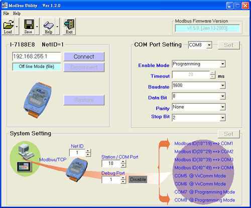 modbus configuration