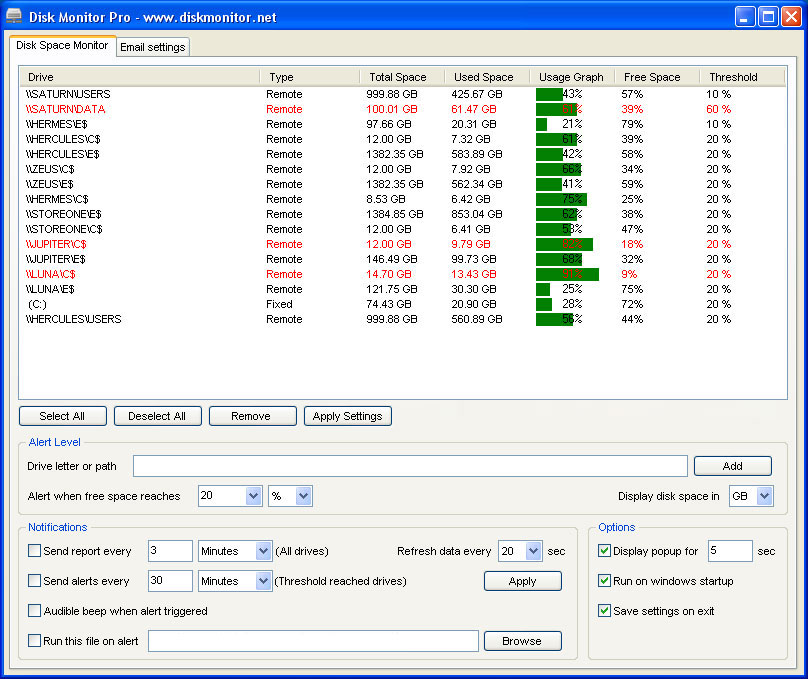web monitor pro