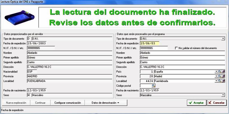 dni/pasaporte