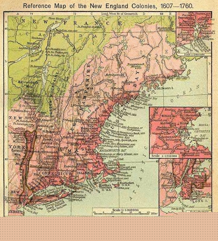 new england 1760