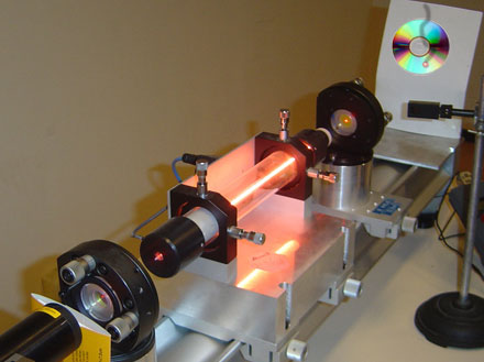 burning laser