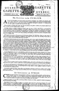 quebec 1764