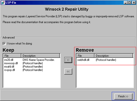 lsp removal
