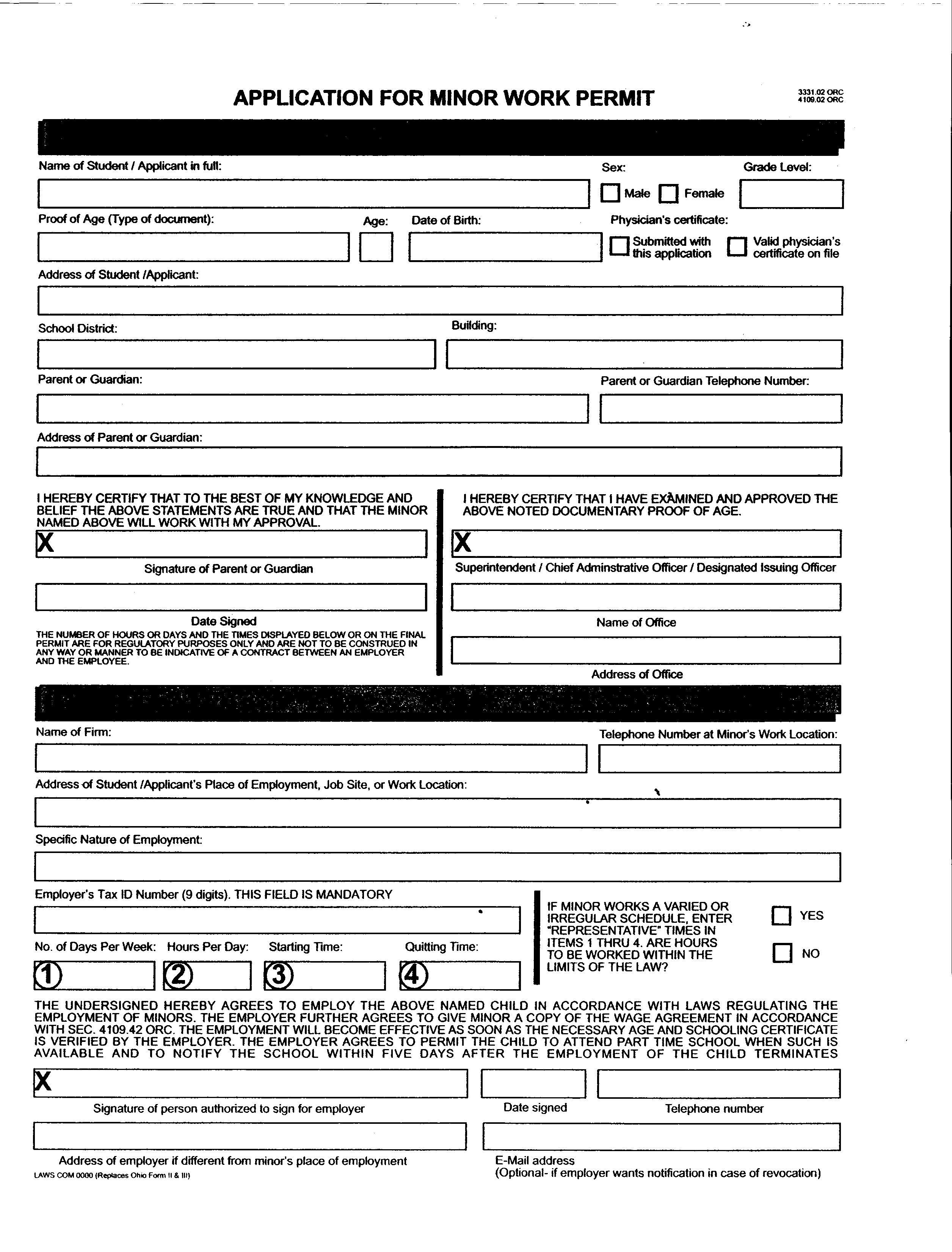 work permit