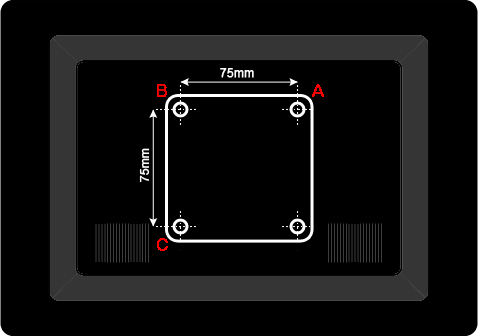 vesa wall brackets