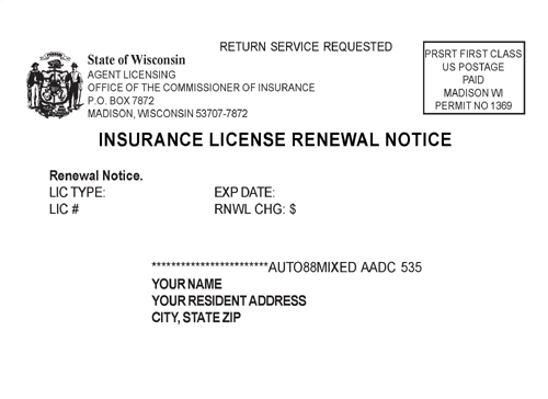 insurance license renewal