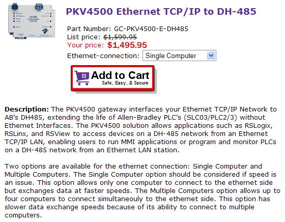 dh485 ethernet