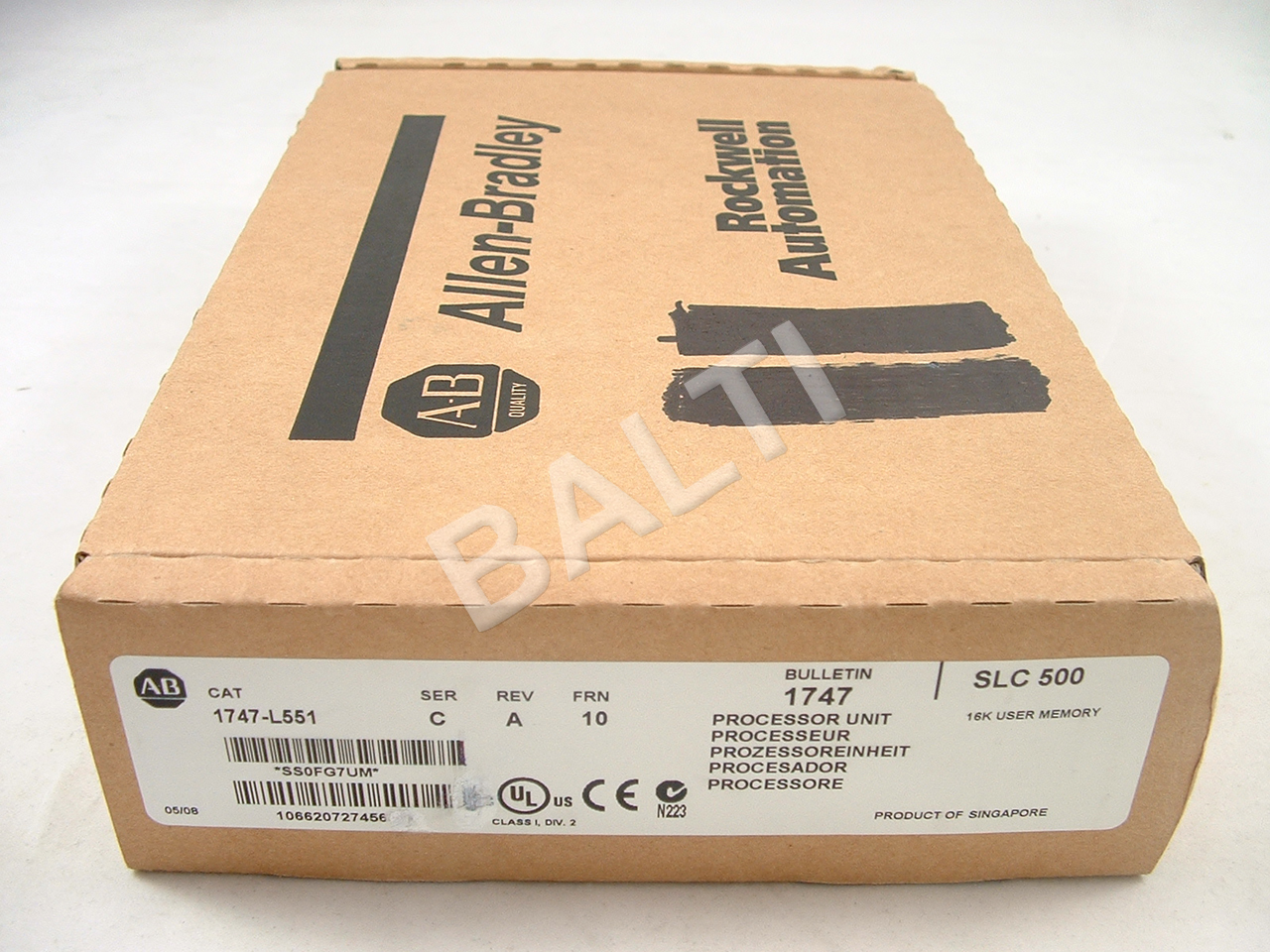 bradley 1747 l551