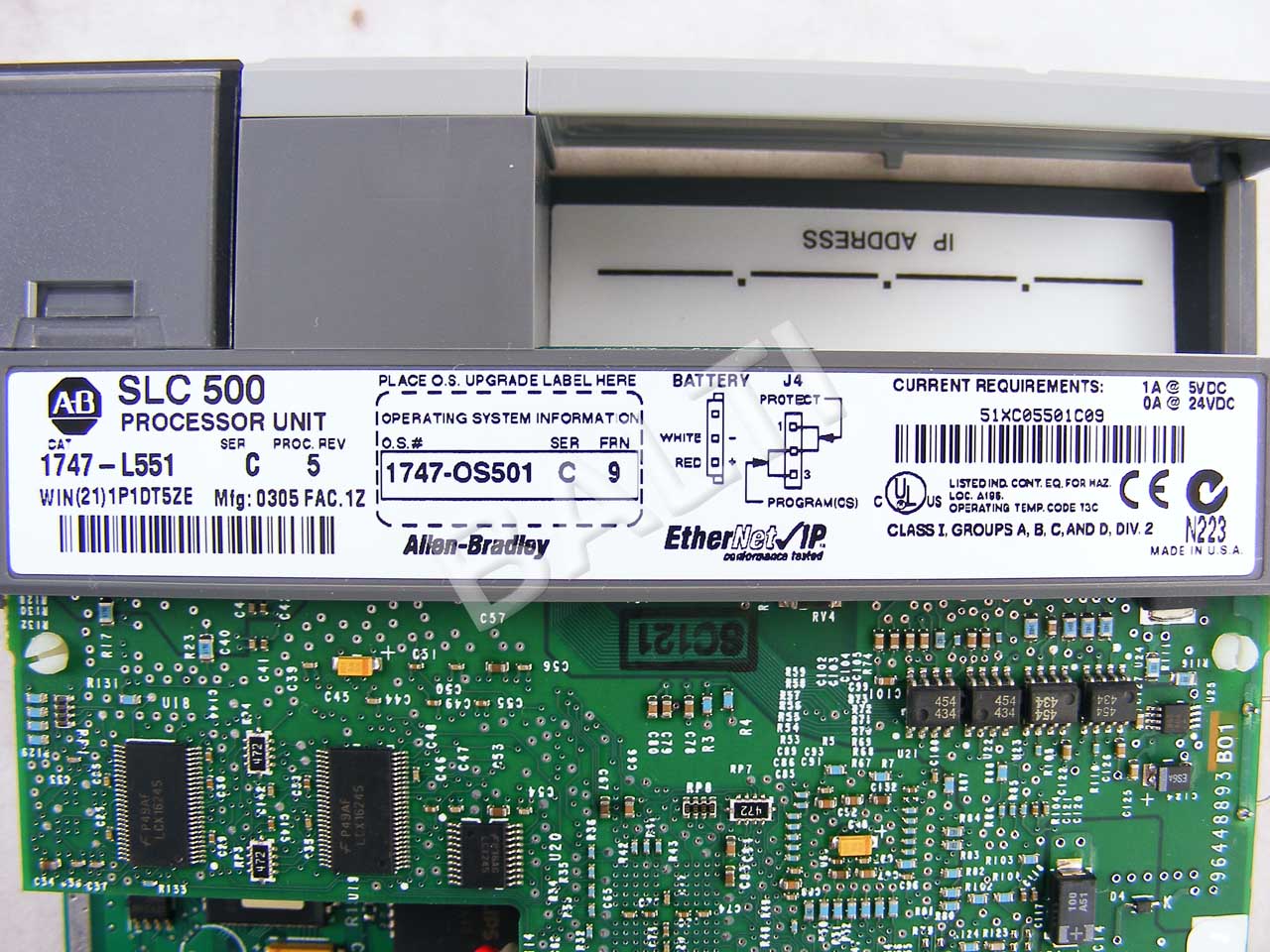 allen bradley 1747 l551