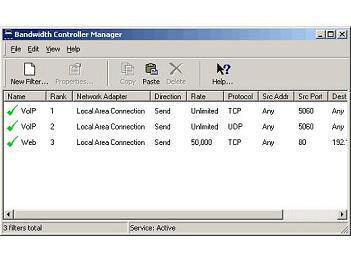 router bandwidth controller