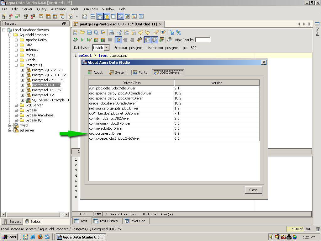jdbc postgres