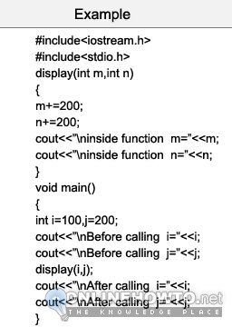 call by reference c