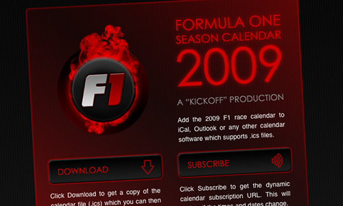 formula 1 calendar