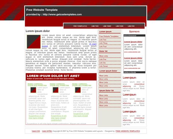 website template