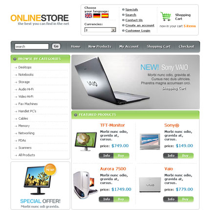 web template