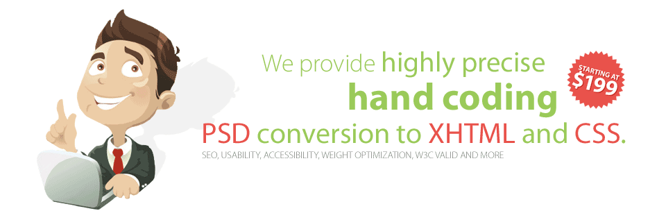 psd to xhtml