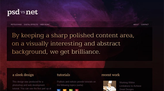 psd convert to html