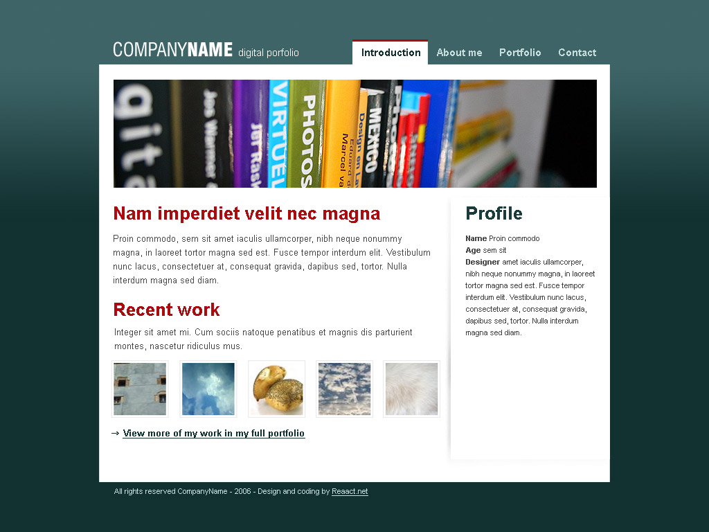 web template